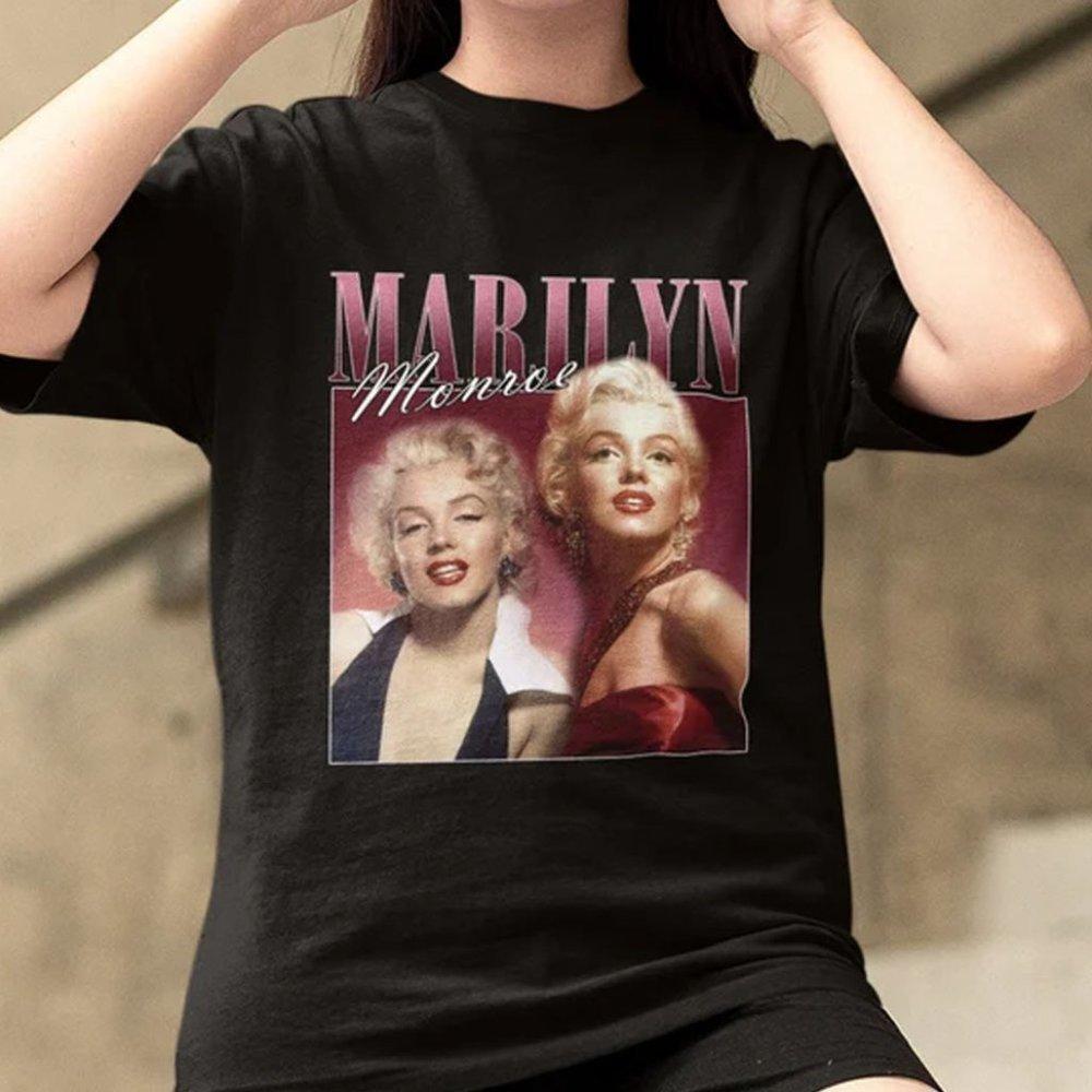 Marilyn Monroe Tribute 90S Bootleg Homage Retro Movie Fan Graphic T Shirt